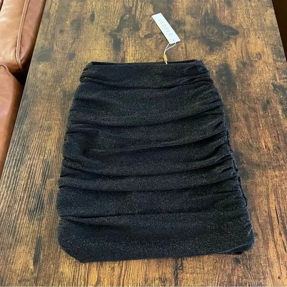 Meshki Marnie Ruched Mini Skirt - Picture 1 of 9